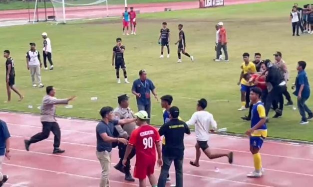 Ricuh Usai Peluit Akhir, Final Liga 4 Lampung 2026 Jadi Sorotan
