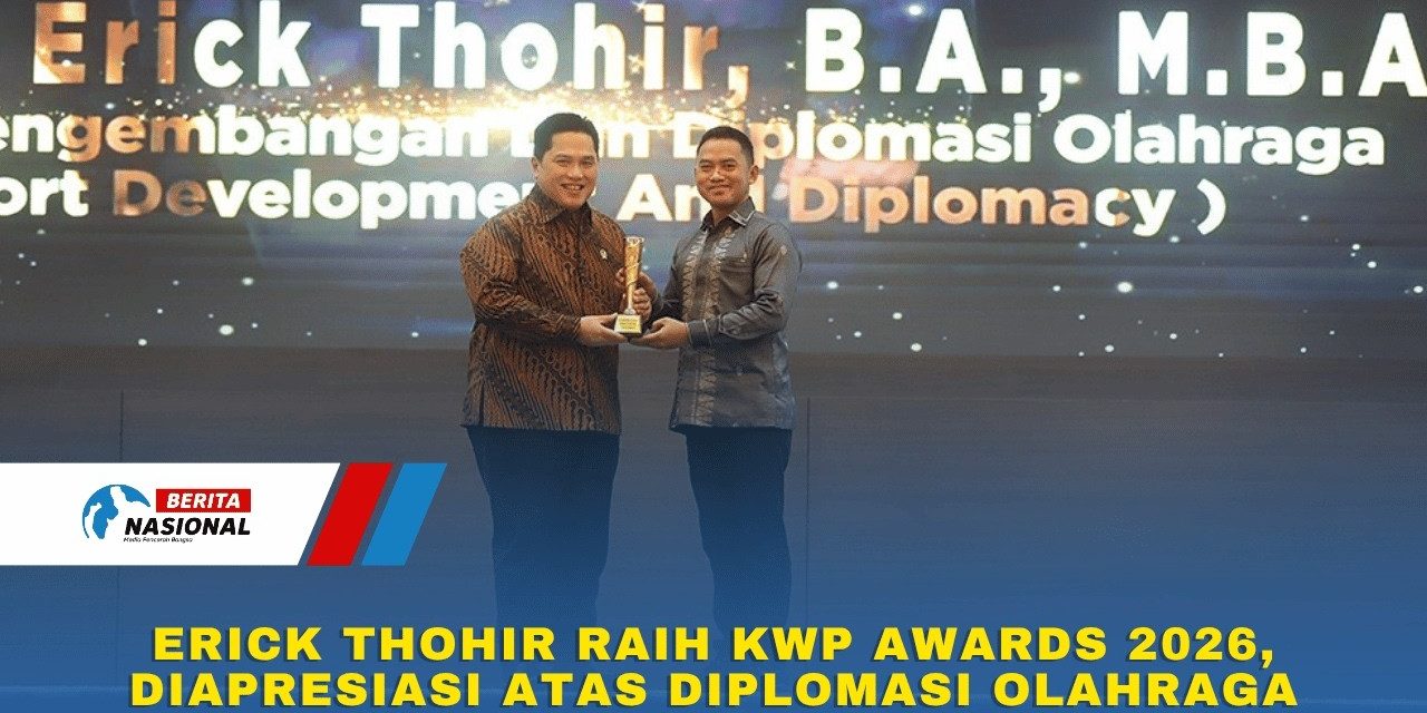 KWP Awards 2026: Menpora Ingatkan Penting Diplomasi Olahraga