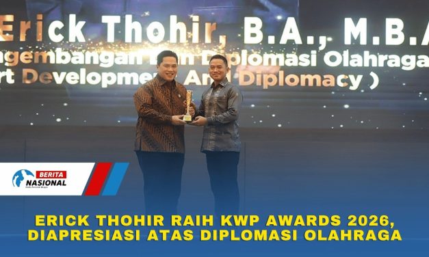 KWP Awards 2026: Menpora Ingatkan Penting Diplomasi Olahraga