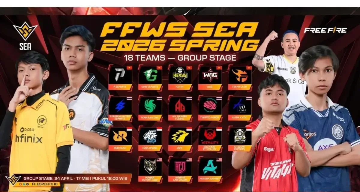 Turnamen FFWS SEA 2026 Spring Resmi Dimulai 24 April