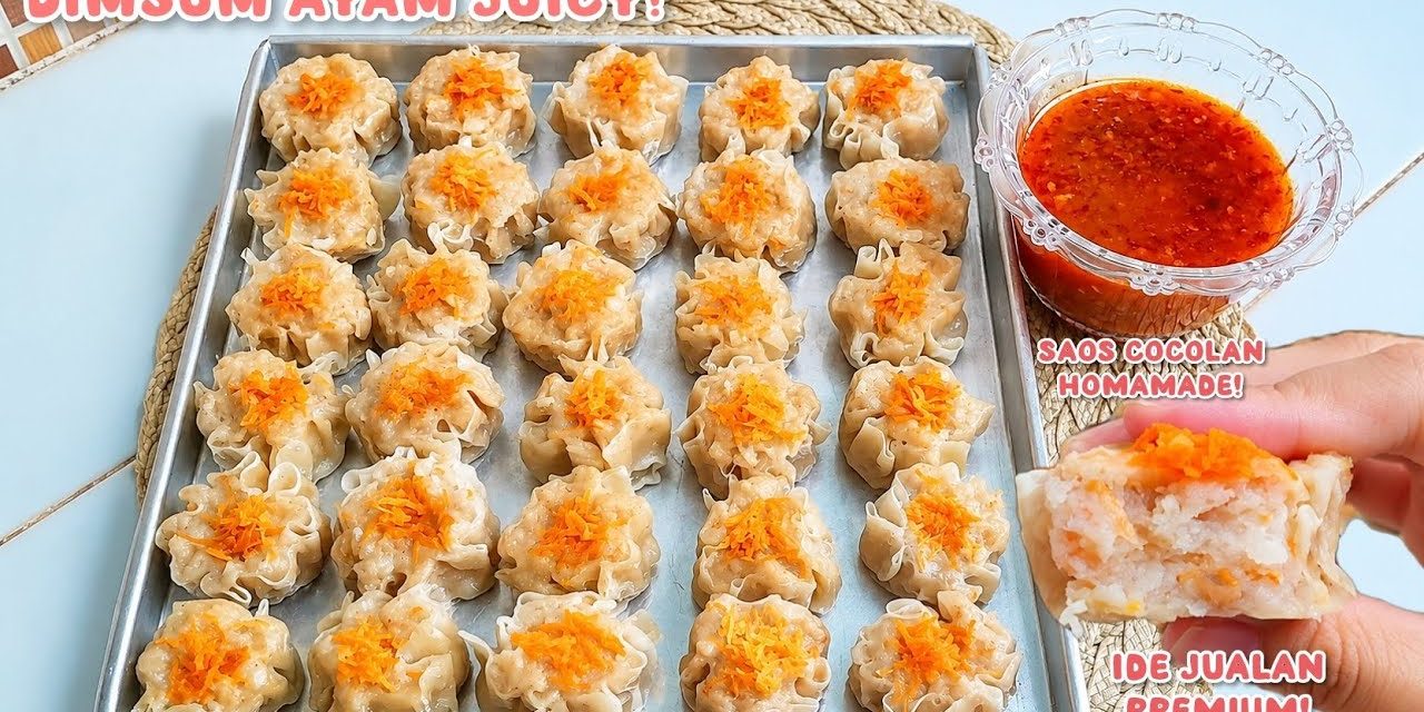 Resep Dimsum Ayam Kukus Magic Com, Hasilnya Tetap Juicy
